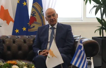 Στη Λευκωσία ο Νίκος Δένδιας για την 66η επέτειο της Κυπριακής Ανεξαρτησίας