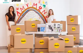 Η bwin στηρίζει έμπρακτα την Αμυμώνη με την κάλυψη αναγκών σε τρόφιμα