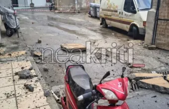 Ηράκλειο: 2 περιστατικά κατάρρευσης τμημάτων μπαλκονιών μέσα σε λίγες ώρες