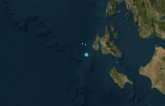 Σεισμός 4,8 βαθμών ανοιχτά της Κεφαλονιάς