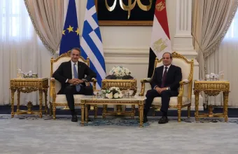 Σε εξέλιξη η συνάντηση Μητσοτάκη με Σίσι - Ακολουθεί η τριμερής Ελλάδας, Αιγύπτου και Κύπρου