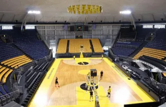Μεγάλωσε το Nick Galis Hall - Τοποθετήθηκε η νέα κερκίδα 600 θέσεων