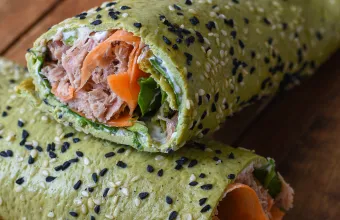 Πρωτεϊνικό wrap από αυγό και αβοκάντο