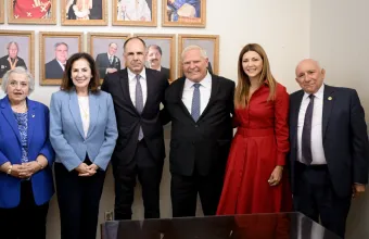 Συνάντηση Γ. Γεραπετρίτη με τον πρωθυπουργό του Οντάριο και τη Δήμαρχο του Τορόντο
