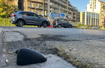 Από το τροχαίο δυστύχημα στην Αλεξάνδρας