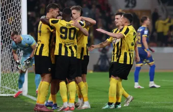 Super League: Το βιολί της η ΑΕΚ στη Νέα Φιλαδέλφεια, 5-0 τον Παναιτωλικό