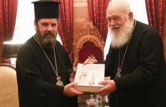 Συνάντηση Ιερώνυμου με τον Αρχιεπίσκοπο Αλβανίας Ιωάννη – To κοινωνικό έργο και η εκπαίδευση ανάμεσα στη συζήτηση