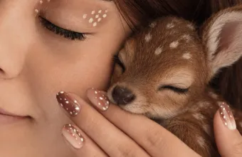 Φθινοπώριασε και τα Bambi nails επέστρεψαν. Το πιο γλυκό animal print στα νύχια μας