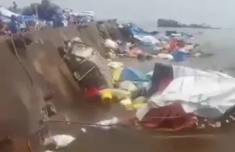 Σύγκρουση δύο πλοιαρίων σε ποταμό στο Κονγκό, τουλάχιστον 22 νεκροί - Δείτε βίντεο