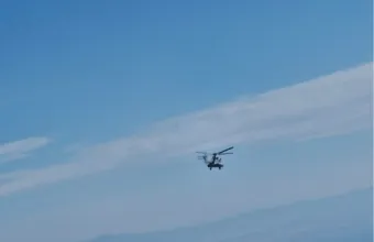 Το ελικόπτερο που μεταφέρει τους 17χρονους