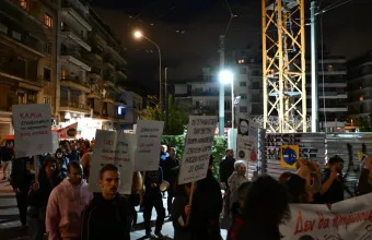 Μεγάλη πορεία στην Κυψέλη για τα έργα του Μετρό - «Όχι στον τρομοπόντικα, πλήρης αποκατάσταση» - Δείτε βίντεο