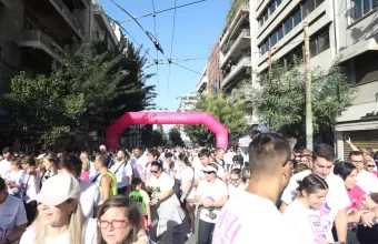 Greece Race for the Cure: Πλημμύρισε από κόσμο η Αλεξάνδρας - Με πάνω από 58.000 άτομα η συμμετοχή