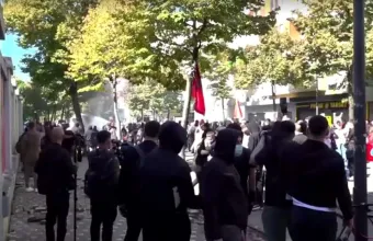 Αλβανία: Φωτιά στο υπουργείο Παιδείας κατά τη διάρκεια φοιτητικής διαδήλωσης