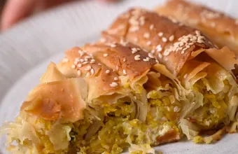 Στριφτή κολοκυθόπιτα με φέτα (ΒΙΝΤΕΟ)