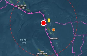Σεισμός 7,2 βαθμών ανοικτά των Βανουάτου, προειδοποίηση για τσουνάμι