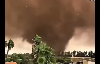 Τρομακτικός διπλός ανεμοστρόβιλος στη Σικελία: Έντεκα τραυματίες στη Μαρσάλα - Δείτε βίντεο