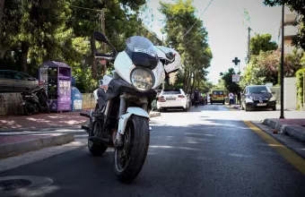 Αστυνομική μοτοσικλέτα οδός