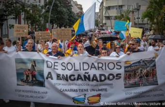 Κανάρια Νησιά: Διαδηλώσεις κατά της μετανάστευσης