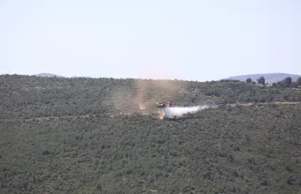 Μυτιλήνη: Πρόβλημα φρένων για πυροσβεστικό αεροπλάνο στην προσγείωση