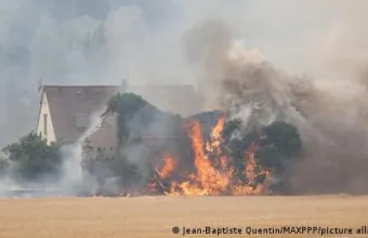 Πυρκαγιά σε δάσος Ευρώπης