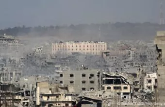 Κατεστραμμένα κτίρια στη Γάζα