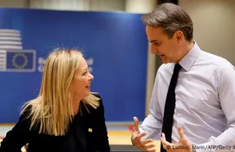 Συνάντηση Μελόνι και Μητσοτάκη