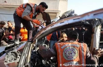 Διασώστες στη Γάζα