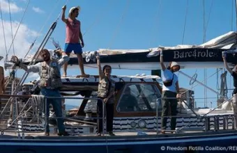 Ακτιβιστές του Madleen στο Ισραήλ Ακτιβιστές στο σκάφος Madleen