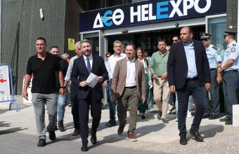 Ο Ν. Ανδρουλάκης στην 90ή ΔΕΘ - Ποια περίπτερα επισκέφθηκε