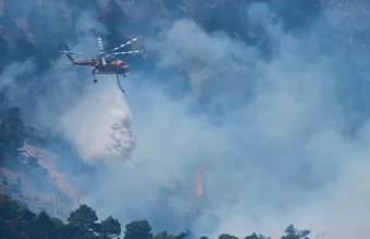 Κίνδυνος πυρκαγιάς κατηγορίας 5 αύριο, Πέμπτη - Σε κόκκινο συναγερμό