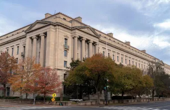 U.S. Department of Justice building in Washington