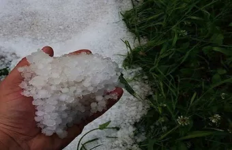 Καστοριά: Χαλάζι προκάλεσε καταστροφές
