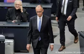 Ο Φρίντριχ Μερτς στην Bundestag