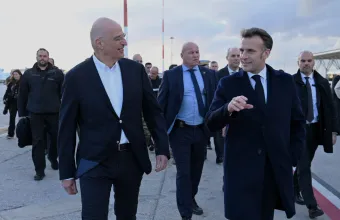 Δένδιας - Μακρόν