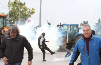 επεισόδια αγροτών