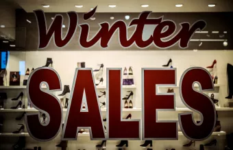 Χειμερινές εκπτώσεις βιτρίνα