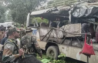 Φωτιά σε λεωφορείο