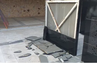 Βανδαλισμοί στο μνημείο στο σκοπευτήριο