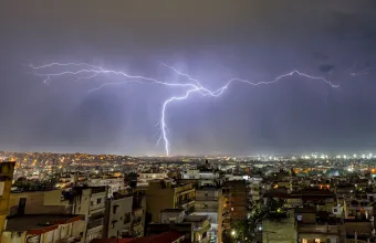 Μικροπροβλήματα στη Θεσσαλονίκη από την καταιγίδα