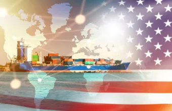 American cargo ship