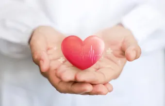 Health care medical focus heartbeat