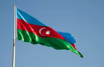 National flag of Azerbaijan