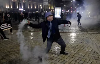 Συγκρούσεις στα Τίρανα