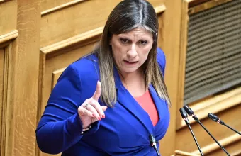 H Zωή Κωνσταντοπούλου στη Βουλή
