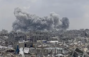 Κατεστραμμένη Γάζα βομβαρδισμός