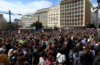 Τέμπη- διαδήλωση Αθήνα