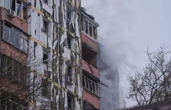 Κατεστραμμένη πολυκατοικία Κίεβο