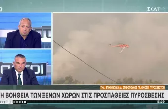 Πρόεδρος Πυροσβεστών-ΣΚΑΪ: Μέχρι αύριο πρωί θα έχει λήξει ο πύρινος εφιάλτης στην Εύβοια