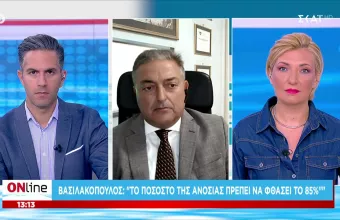 Βασιλακόπουλος-ΣΚΑΪ: 14 νέοι και 1 παιδί στις ΜΕΘ- Πώς θα φτάσουμε στην ανοσία της αγέλης