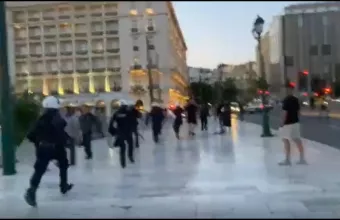 Ένταση στο Σύνταγμα μετά την εκδήλωση για τη Γενοκτονία των Ποντίων- Δείτε βίντεο